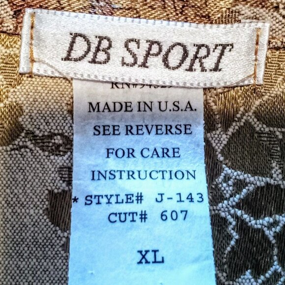 DB Sport Beige & Tan Cotton Jacket - Picture 6 of 8